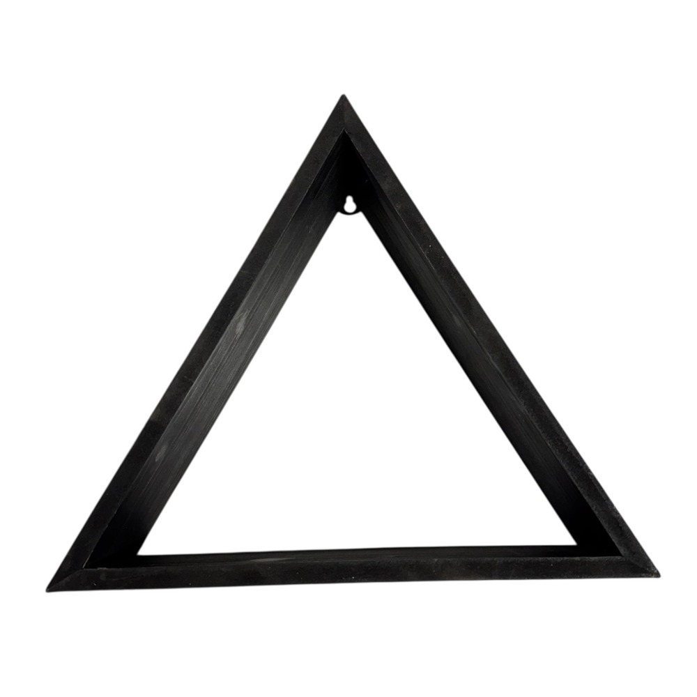 Hobby Lobby Triangle Floating Wall‎ Shelf Decor Display Modern Geometric Black